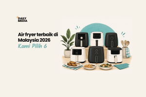 Air fryer terbaik di Malaysia 2026; kami pilih 6