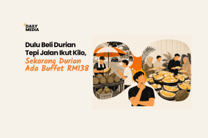 Dulu Beli Durian Tepi Jalan Ikut Kilo, Sekarang Ada Durian Buffet RM138